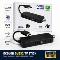 Palydovinis imtuvas Dcolor DVBS2, DVB-S2, Full HD 1080p, HDMI, USB