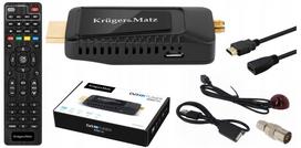 TV priedėlis DVB-T2 H.265 HEVC Kruger&Matz