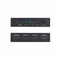 HDMI skirstytuvas 1 į 4, 4K UHD, 3D, 2160p garsas/vaizdas