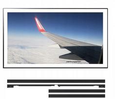 Juodas rėmas Samsung The Frame 65" televizoriui