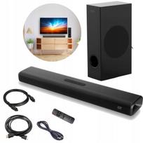 Garso kolonėlė MOZOS THEATER 2.1 su žemų dažnių garsiakalbiu, Bluetooth, 100/160 W, pultelis
