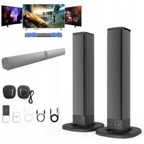 2 vienoje „Bluetooth“ garso kolonėlė su nuimamu RGB garsiakalbiu, USB ir HDMI, skirta televizoriui