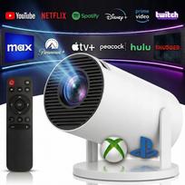 Projektorius HY300 PRO 2026, Android 13, 2/16GB, HD/4K, „Smart TV“, WiFi, pasukamas