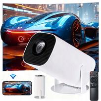 Nešiojamas LED projektorius, 4K, Bluetooth, WiFi, integruotas garsiakalbis