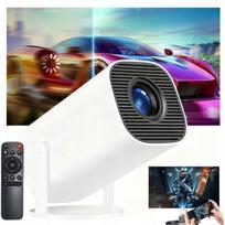Mini LED projektorius su „Android TV“, WiFi, nuotolinio valdymo pultu, pasukamas