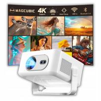 LED projektorius MAGCUBIC, 4K/8K, WiFi 6, Bluetooth, automatinis fokusavimas, namų kinui