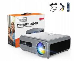 Projektorius Zenwire Full HD 1920x1080, LED, HDMI, USB, WiFi, Bluetooth