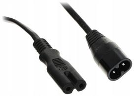 Maitinimo laidas 230 V, 3 m, IEC320 C7 į C8