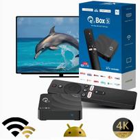 Išmanusis TV imtuvas Q3 Box S, 4K, Android, H313, su valdymu balsu