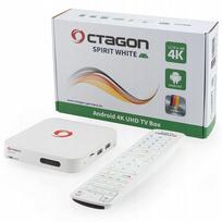 TV priedėlis OCTAGON SPIRIT WHITE 4K, Android, 2GB/32GB, Bluetooth 5.1