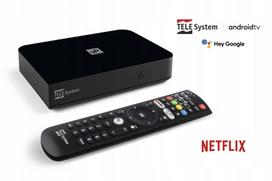 Android TV priedėlis TELESystem, Android TV 12, DVB-T2, 4K + 30 d. CANAL+ ONLINE prenumerata