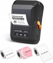 Terminis etikečių spausdintuvas SUPVAN T50M Pro su Bluetooth, 3 ritinėliai