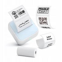 Bluetooth termininis spausdintuvas lipnioms nuotraukų etiketėms, 53 mm, 203 DPI