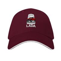 Lada Niva  Logo (red on black) Baseball Cap Sports Cap Rave Unique hats Kids Hat For Women  Unisexs black