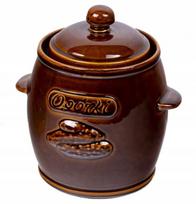 Rauginių agurkų ir kopūstų statinė KRYSTYNKA, 3 l