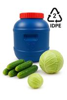 15 l plastikinis raugimo indas daržovėms (HDPE)
