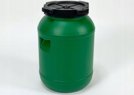 Plastikinis 30 l lietaus vandens ir laikymo bakas F&R, su užsukamu dangčiu