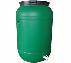 Plastikinis lietaus vandens statinys F&R, 120 l, su čiaupu