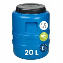 Plastikinis 20 l statinaitis rauginimui Garronda, HDPE