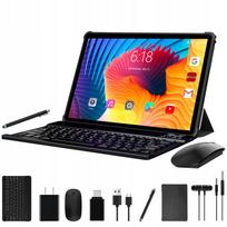 Planšetinis kompiuteris 10.1" Octa-Core, 36GB RAM, 128GB atmintis, Android 15, 1280x800, su klaviatūra
