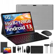 Planšetė 10.1", 19GB RAM, 128GB atmintis, Android 13.0, aštuonių branduolių procesorius, 5G WiFi, 8000mAh baterija, 1280x800 ekranas