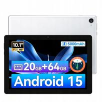 Planšetinis kompiuteris 10.1" Android 15, 8 branduolių, 20GB RAM, 64GB atmintis, WiFi, 5000 mAh