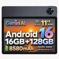 Planšetė DOOGEE U11 11" 16GB/128GB, 2TB, 8580mAh, 90Hz, WiFi, OTG, Android 16, GPS
