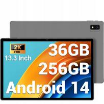 13,3" planšetė, 36GB RAM, 256GB atmintis, Android 14, 5 GHz WiFi, 2000x1200, 11580 mAh baterija