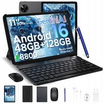 Planšetė Aorlym AP11 11" Android, 48+128GB, 8800 mAh, 13 MP, Wi-Fi, GPS, klaviatūra