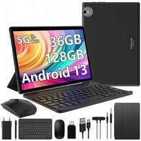 Planšetė 10.1", 36GB RAM, 128GB atmintis, Android 13.0, 5 GHz WiFi, 8000 mAh baterija, 1280x800 ekranas