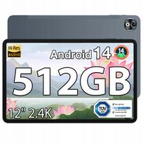 Planšetė DOOGEE T40Pro, 12", 20GB/512GB, 4G LTE, 10800 mAh, Android 14