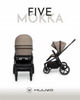 Vaikiška vežimėlio sistema Muuvo FIVE 2in1, Mocha