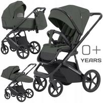 Vežimėlis su lopšiu SIGMA, 2in1, dideli ratai, iki 22 kg