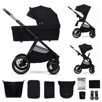 Vežimėlis Kinderkraft NEA 2in1, Midnight Black, vaikams iki 22 kg