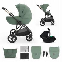 Vežimėlis 3 viename Kinderkraft PRIME: lopšys, sportinė dalis, automobilinė kėdutė