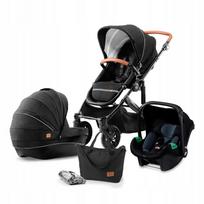 Vežimėlis 3in1 Kinderkraft PRIME Mink Pro Black