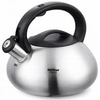 Virdulys Hoffner Elegance, 2,5 l, nerūdijantis plienas, su švilpuku, tinka indukcinei ir dujinei viryklei
