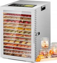Maisto džiovyklė ACID 800W, daržovėms ir grybams, 360° oro cirkuliacija
