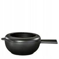 Sūrio fondiu puodas SPRI, 2 l, ketaus, juodas, 20 x 10,5 cm