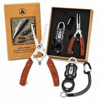 Žvejybos įrankių rinkinys su MULTITOOL LAGUIOLE žnyplėmis, dovanai