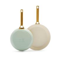 Keptuvių rinkinys Greenpan Padova, 20 cm ir 26 cm, pastelinė žalia