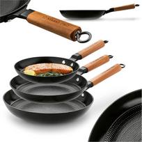Ketaus keramikinių keptuvių rinkinys Starke Pro Hanoi, indukcinėms kaitlentėms, 20/24/28 cm