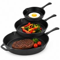 Ketaus keptuvių rinkinys GIEREKHOFF, 20, 25, 30 cm, tinka indukcijai, dujinei viryklei, orkaitei, griliui