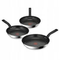 Keptuvių rinkinys Tefal, 3 vnt., 20/24/26 cm, titano danga