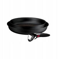 Keptuvių rinkinys TEFAL Ingenio Excellence+ 24/28 cm, indukcinėms viryklėms, juodos