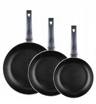 Keptuvių rinkinys AMBITION GRAPHITE, 20, 24, 28 cm, indukcijai, ILAG BASIC danga