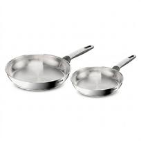 Nerūdijančio plieno keptuvių rinkinys TEFAL Emotion+ 24/28 cm, indukcijai