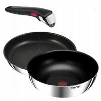 Keptuvė TEFAL Ingenio Emotion 28 cm indukcijai, wok keptuvė 26 cm, rankena