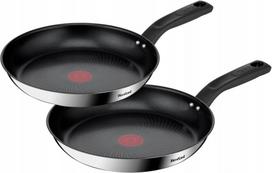 Keptuvių rinkinys TEFAL Delicious, 24/28 cm, indukcijai, nerūdijantis plienas