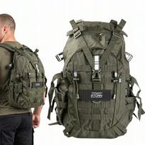 Karinė didelė MOLLE kuprinė, pralaidi orui